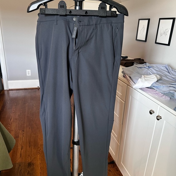 Lululemon Commission Pant Slim Gray 33x33 - Picture 2 of 6